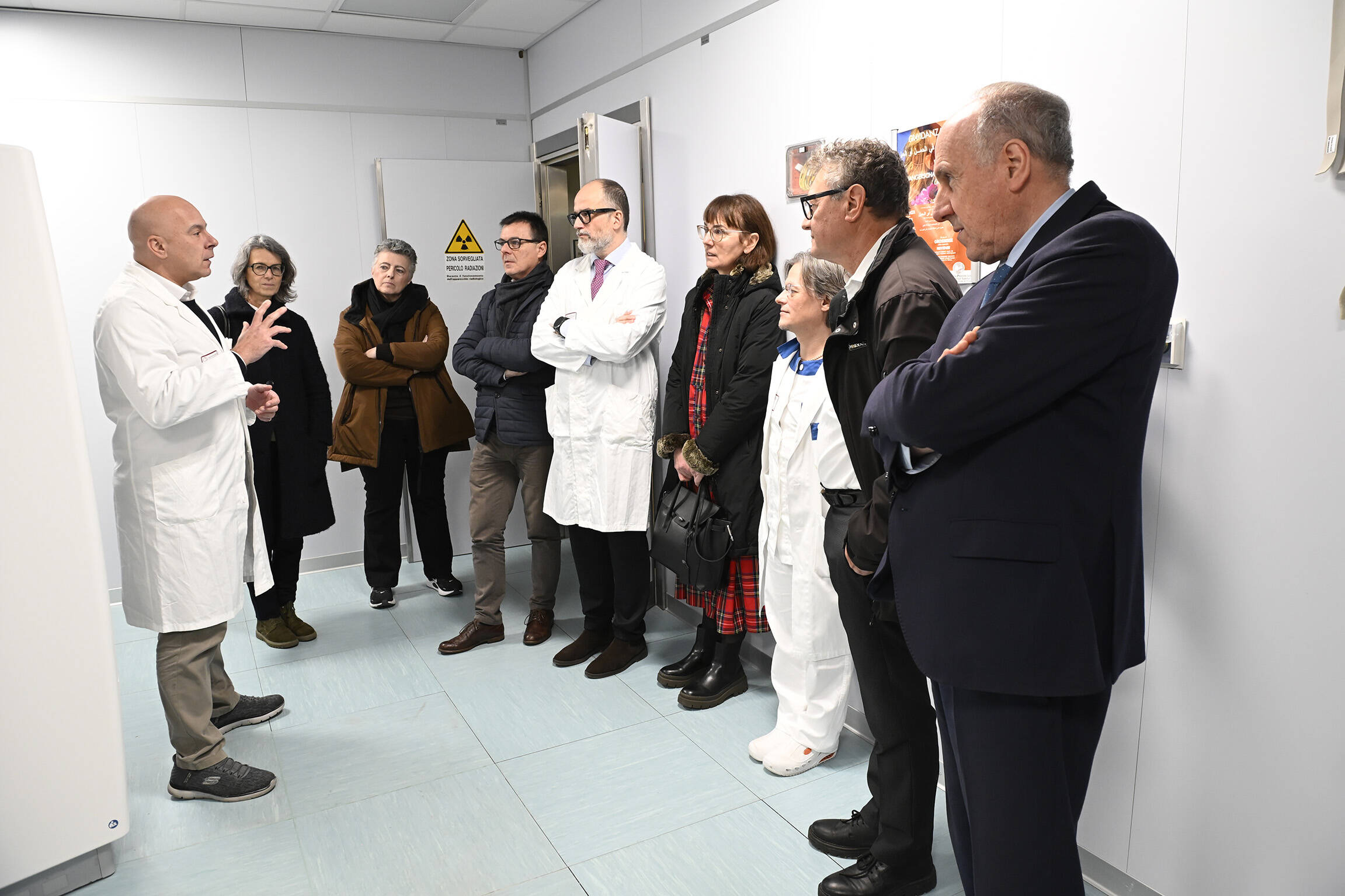 Ospedale di Arco: scambio degli auguri e inaugurazione della nuova TAC