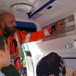 Interno di un'ambulanza