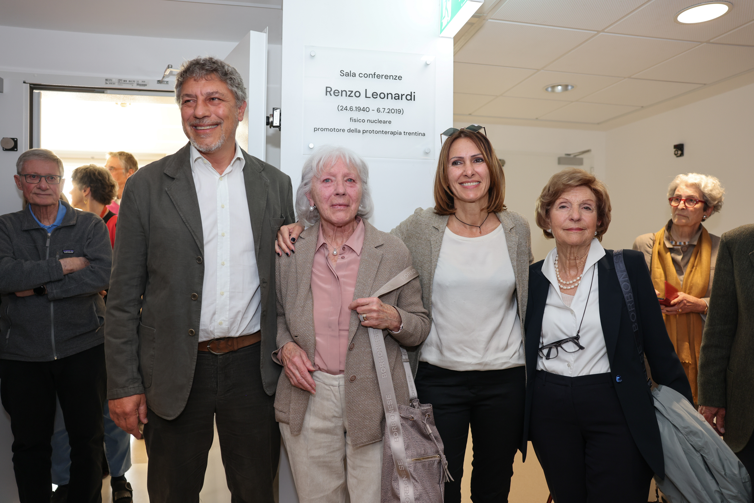 la famiglia del professor Renzo Leonardi 