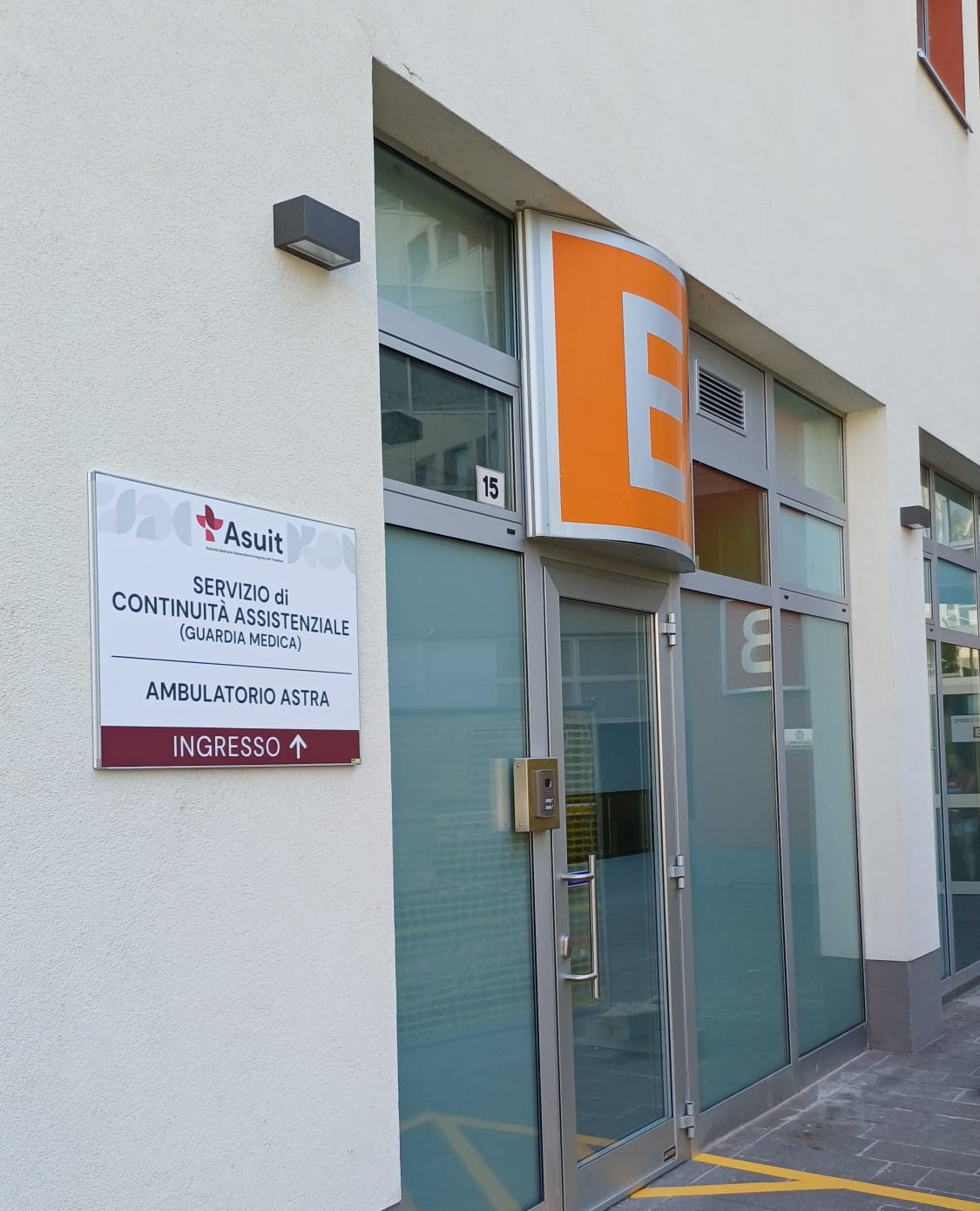 Entrata continuità assistenziale Trento sud