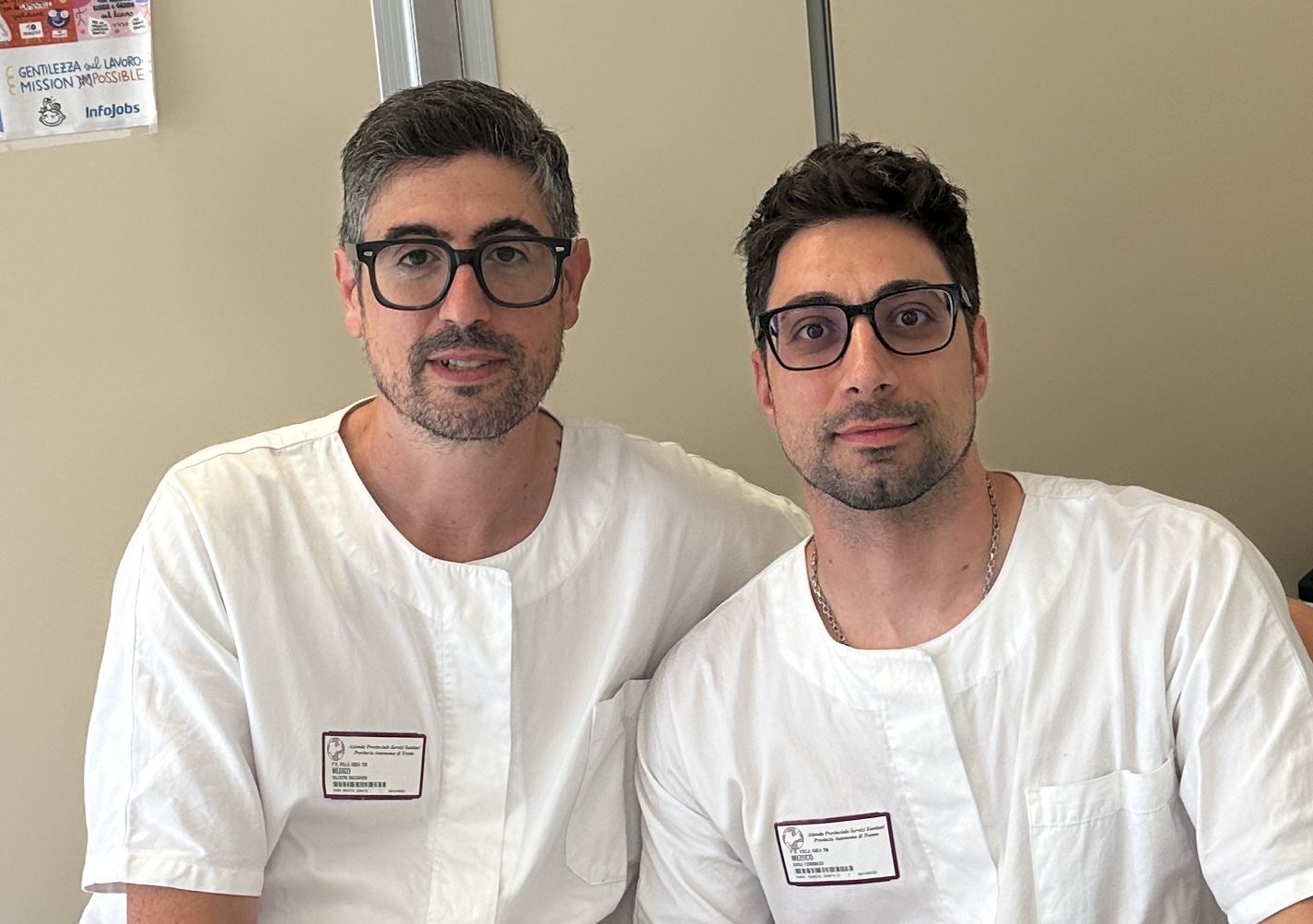Riccardo Balestri e Tommaso Ioris autori dello studio 