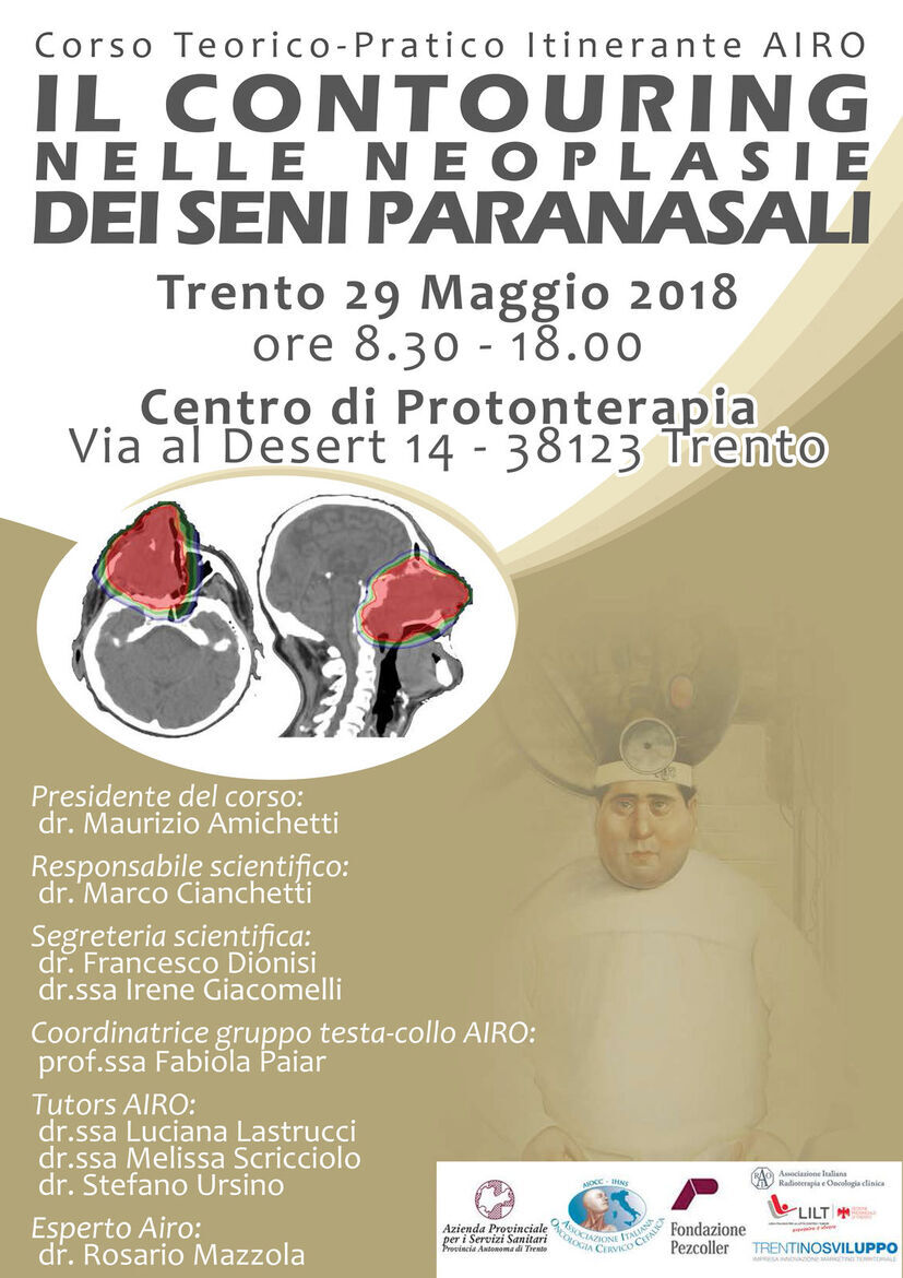 Il contouring nelle neoplasie dei seni paranasali