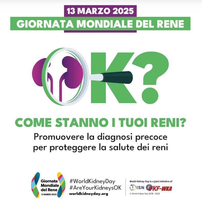 Immagine: giornata mondiale rene 2025 it.png Creative Commons Attributon–ShareAlike 4.0 International (CC BY-SA 4.0)